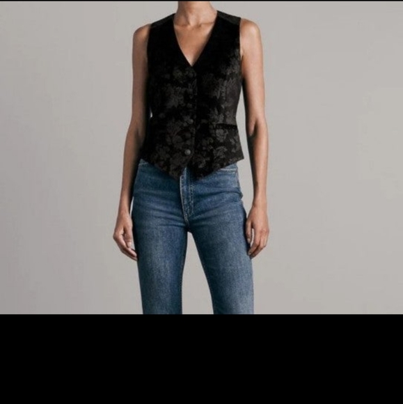 Rage & Bone Vanessa Velvet Vest - Picture 6 of 9